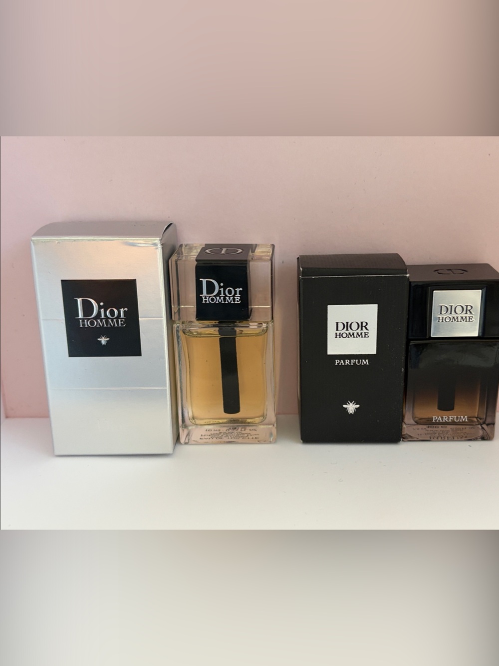 DIOR HOMME EDT AND DIOR HOMME PARFUM.  ~ TRAVEL SIZE~ NIB